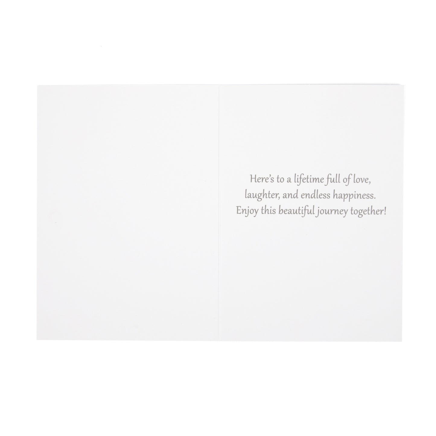 Congratulations Wedding Card with Gold Foil and Envelope